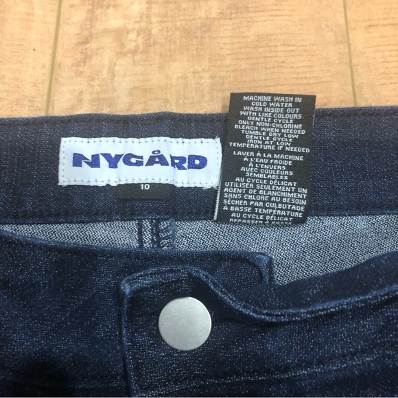 Nygård Mid Rise Capris stretch denim dark blue - Picture 5 of 7